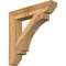 Ekena Millwork Imperial Slat Rough Sawn Bracket, Western Red Cedar, 6"W x 34"D x 34"H BKT06X34X34IMP06RWR - alternate 1